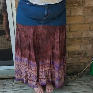 Upcycled Tye Dye Skirt